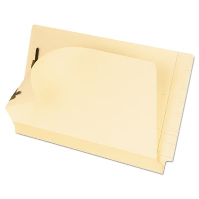 Pendaflex Laminated Spine End Tab Folder with 2 Fasteners, 11 pt Manila, Legal, 50/Box PFX13220