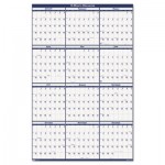 House of Doolittle Laminated Write-On/Wipe-Off Jumbo Yearly Wall Calendar, 66 x 33, 2016 HOD3962