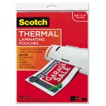 Scotch Laminating Pouches, 3 mil, 9" x 11.5", Gloss Clear, 20/Pack MMMTP385420