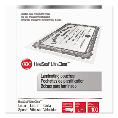 Swingline Gbc Laminating Pouches, 5 mil, 11 1/2 x 9, 100/Box SWI3200587