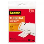 Scotch Laminating Pouches, 5 mil, 5.38" x 3.75", Gloss Clear, 20/Pack MMMTP590220