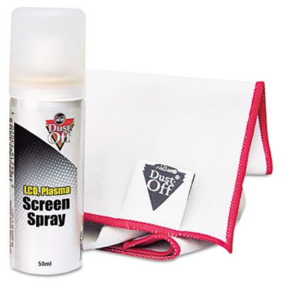 Dust-Off Laptop Computer Cleaning Kit, 50mL Spray/Microfiber Cloth FALDPTC