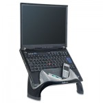 FEL8020201 Laptop Riser with USB Connection, 13 1/8 x 10 5/8 x 7 1/2, Black/Clear FEL8020201