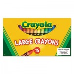 Crayola 520336 Large Crayons, 16 Colors/Box CYO520336