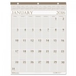 House of Doolittle Large Print Monthly Wall Calendar in Punched Leatherette Binding, 20 x 26, 2016 HOD380