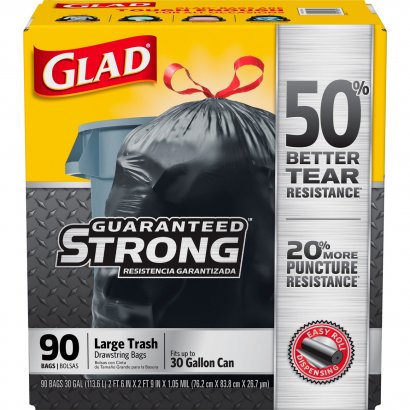 Glad Large Trash Drawstring Bags 78952BD