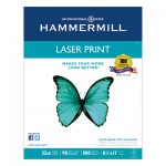 Hammermill Laser Print Office Paper, 98 Brightness, 32lb, 8-1/2 x 11, White, 500 Sheets/RM HAM104646