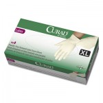Curad Latex Exam Gloves, Powder-Free, X-Large, 90/Box MIICUR8107