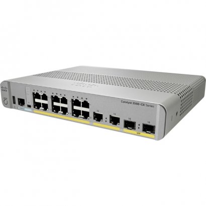 Cisco Layer 3 Switch - Refurbished WS-C3560CX-8PCS-RF