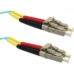 Weltron LC/LC Multi-Mode 50/125M Aqua Fiber Patch Cable - 5M 90-5100-5M