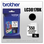 Brother LC3017BK High-Yield Ink, 550 Page-Yield, Black BRTLC3017BK