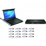 AVOCENT LCD, 16P KVM, 16 CABLES, USB KB-US TAA LRA185KMM16D-G01