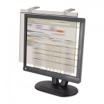 Kantek LCD Protect Privacy Antiglare Deluxe Filter, 19"-20" Widescreen LCD, Silver KTKLCD20WSV