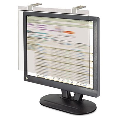 Kantek LCD Protect Privacy Antiglare Deluxe Filter, 19"-20" LCD, Silver KTKLCD19SV