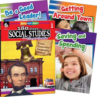 Shell Education Learn At Home Social Studies Books 118395