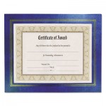NuDell Leatherette Document Frame, 8-1/2 x 11, Blue, Pack of Two NUD21201