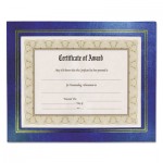 NuDell Leatherette Document Frame, 8-1/2 x 11, Blue, Pack of Two NUD21201