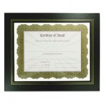 NuDell Leatherette Document Frame, 8-1/2 x 11, Black, Pack of Two NUD21202