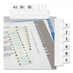 Redi-Tag Legal Index Tabs, 1/12-Cut Tabs, A-Z, White, 0.44" Wide, 104/Pack RTG31005