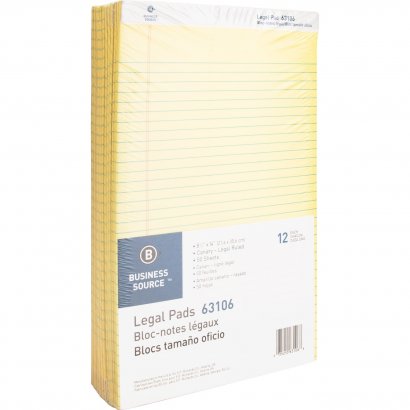 Business Source Legal Ruled Pad 63106