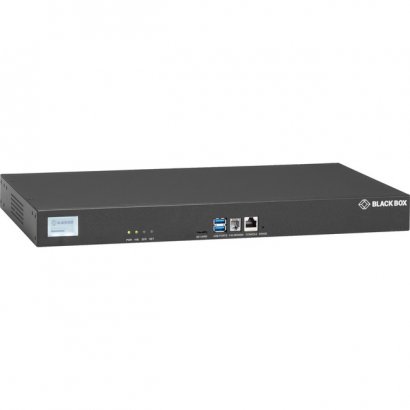 Black Box LES1700 Series Console Server - POTS Modem, Dual 10/100/1000 LES1748A-R2