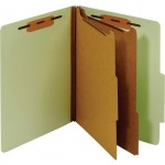 Globe-Weis Letter Classification Folder With Divider PU61 GRE