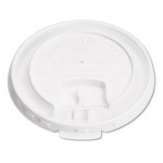 Solo Lift Back & Lock Tab Cup Lids for Foam Cups, 10oz, White, 1000/Carton SCCLB3101