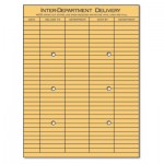 UNV63568 Light Brown Kraft String & Button Interoffice Envelope, 10 x 13, 100/Box UNV63568