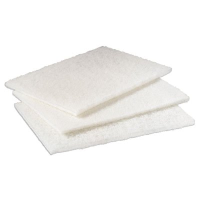 Scotch-Brite Professional Light Duty Cleansing Pad, 6 x 9, White, 20/Pack, 3 Packs/Carton MMM98