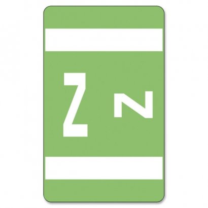Light Green AlphaZ ACCS Color-Coded Alphabetic Label - Z 67196