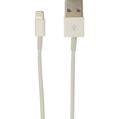 VisionTek Lightning to USB White Charge & Sync .25 Meter Cable 900779