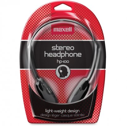 Maxell HP-100 Lightweight Stereo Headphone 190319