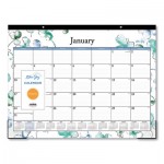 Blue Sky BLS100018 Lindley Desk Pad, 22 x 17, Clear Corners, 2021 BLS100018