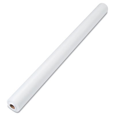 Tablemate Linen-Soft Non-Woven Polyester Banquet Roll, Cut-To-Fit, 40" x 50ft, White TBLLS4050WH