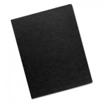 Fellowes Linen Texture Binding System Covers, 11-1/4 x 8-3/4, Black, 200/Pack FEL52115