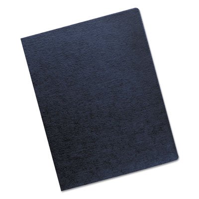 Fellowes Linen Texture Binding System Covers, 11-1/4 x 8-3/4, Navy, 200/Pack FEL52113