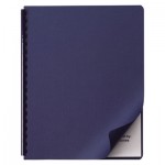 Swingline Gbc Linen Textured Binding System Covers, 11-1/4 x 8-3/4, Navy, 50/Pack SWI2001513