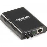 Black Box LinkGain 10/100BASE-TX to 100BASE-FX Media Converter, ST LBMC300-MMST