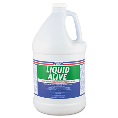 Dymon LIQUID ALIVE Enzyme Producing Bacteria, 1 gal Bottle, 4/Carton ITW23301
