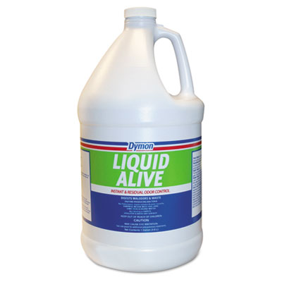 Dymon LIQUID ALIVE Odor Digester, 1 gal Bottle, 4/Carton ITW33601