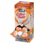 Coffee-mate 50000 79129 Liquid Coffee Creamer, Vanilla Caramel, 0.38 oz Mini Cups, 50/Box NES79129