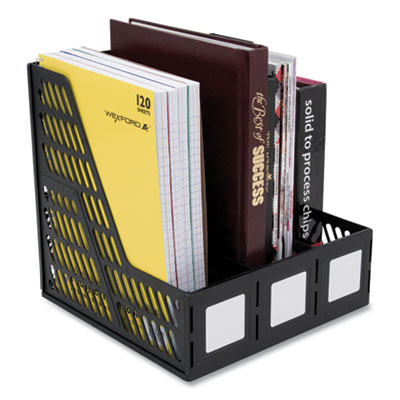 Advantus Literature File, Three Slots, Black AVT34091