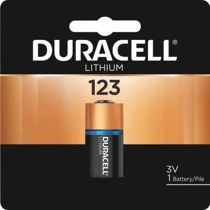 Duracell Lithium Photo Battery DL123ABCT