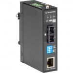 Black Box LMC280 Series Fast Ethernet Industrial Media Converter - Single-Mode SC LMC282A