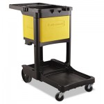 618100 YEL Locking Cabinet, For  Cleaning Carts, Yellow RCP6181YEL