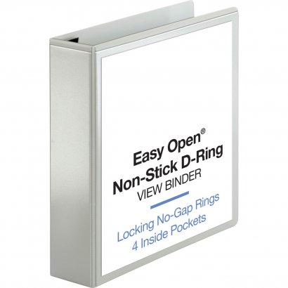 Business Source Locking D-Ring View Binder 26959