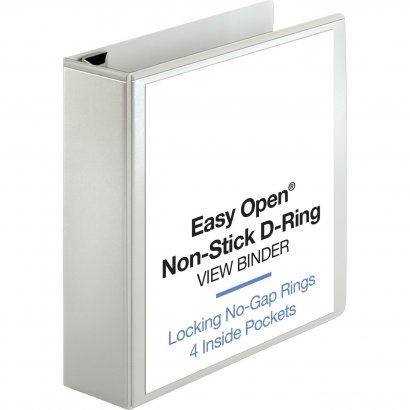 Business Source Locking D-Ring View Binder 26961