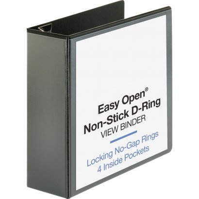 Business Source Locking D-Ring View Binder 26964