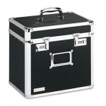 Vaultz Locking Security Storage Box, Letter, 13 1/2w x 10 1/2d x 13 1/4h, Black IDEVZ01165