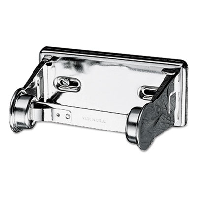 San Jamar Locking Toilet Tissue Dispenser, 6 x 4 1/2 x 2 3/4, Chrome SJMR200XC